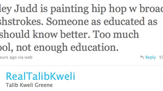 Talib Kweli Has Some Words For Ashley Judd